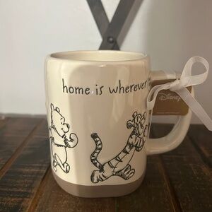 Rae Dunn Disney Winnie The Pooh & Friends HOME IS WHEREVER THERE IS HUNNY Mug